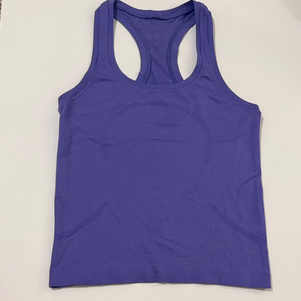 Lululemon Charged Indigo Swiftly Tech Racerback Waistlength Tank Top - Size 2